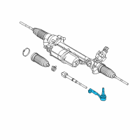 OEM 2017 BMW i8 Tie Rod Ends Diagram - 32-10-6-858-673