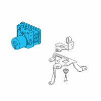 OEM 2002 Honda CR-V Modulator Assembly Diagram - 57110-S9A-E01