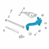 OEM BMW Z4 Trailing Arm, Left Diagram - 33-32-6-783-105