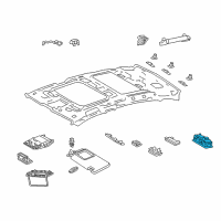 OEM Lexus LS500 Lamp Assy, Spot, RH Diagram - 81360-50210-E0