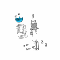 OEM 2013 Ford Mustang Mount Bracket Diagram - BR3Z-18183-C