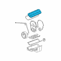 OEM Chevrolet Silverado 2500 HD Classic Valve Cover Diagram - 12570555