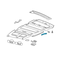 OEM 2003 Pontiac Montana Lamp Asm-Reading *Light Opel Gray Diagram - 10280906