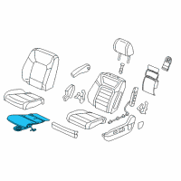 OEM 2021 Honda Pilot Tci, L. FR. Seat Cushion Diagram - 81618-TG7-A51