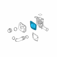 OEM 2009 Cadillac SRX Element Diagram - 25798271