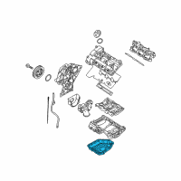 OEM 2009 Hyundai Azera Pan Assembly-Engine Oil, Lower Diagram - 21510-3C150