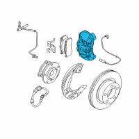 OEM 2008 BMW 135i Disc Brake Caliper Diagram - 34-10-6-786-059