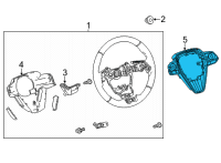 OEM Toyota Venza Switch Assembly Diagram - 84250-48290