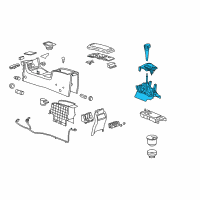 OEM 2004 Chevrolet Malibu Gear Shift Assembly Diagram - 15248201