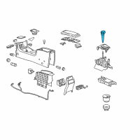 OEM 2007 Chevrolet Malibu Shift Knob Diagram - 15858919