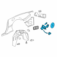 OEM 2021 Chevrolet Camaro Filler Pocket Diagram - 84230612