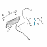 OEM 2016 Ford F-250 Super Duty Inlet Hose Diagram - BC3Z-7F120-A