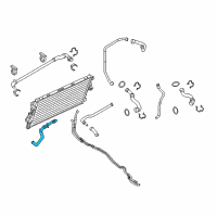 OEM Ford Lower Hose Diagram - BC3Z-8C471-A