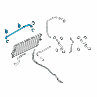 OEM 2015 Ford F-350 Super Duty Upper Hose Diagram - BC3Z-8597-A