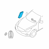 OEM Infiniti Sonar Controller Assembly Diagram - 285E1-5DA2C