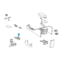 OEM Toyota Corolla Shift Knob Diagram - 33504-02330-B0