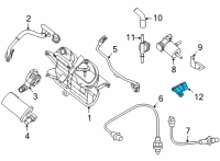 OEM Hyundai Elantra Sensor Assembly-Map Diagram - 39300-2M417