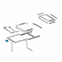 OEM Lexus Gear Sub-Assy, Sliding Roof Drive Diagram - 63260-60060