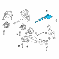 OEM 2012 BMW 535i Gearbox Supporting Bracket Diagram - 22-32-6-850-715
