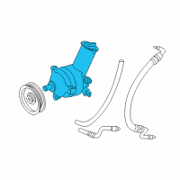 OEM 2005 Ford Ranger Power Steering Pump Diagram - 3L5Z-3A674-AARM