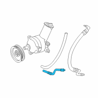 OEM 2005 Ford Explorer Sport Trac Upper Return Hose Diagram - 6L5Z-3A713-H