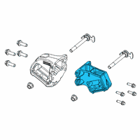 OEM 2019 Ram 2500 Bracket-Engine Mount Diagram - 68349283AC