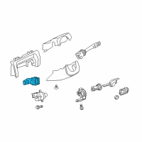 OEM 2009 Pontiac G8 Switch, Windshield Wiper & Windshield Washer Diagram - 92204389