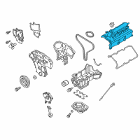 OEM 2017 Nissan Murano Cover Assy-Valve Rocker Diagram - 13264-9N00B