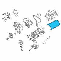 OEM 2014 Nissan Altima Rocker Cover Gasket Diagram - 13270-JA11B