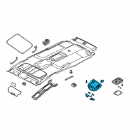 OEM 2008 Infiniti QX56 Lamp Assembly Map Diagram - 26430-ZQ60A