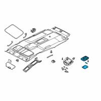 OEM 2010 Infiniti QX56 Lamp Assembly-Room Diagram - 26410-ET000