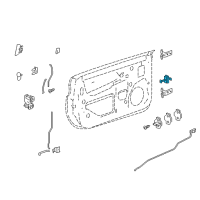 OEM 2004 Chevrolet SSR Link Asm, Front Side Door Check Diagram - 19259786