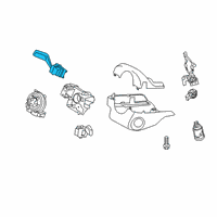 OEM 2022 Ford Ranger Signal Switch Diagram - JX7Z-13341-B