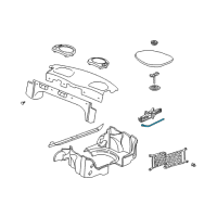 OEM 2002 Oldsmobile Alero Handle-Wheel Wrench Diagram - 14036400