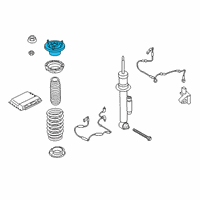 OEM 2019 BMW M850i xDrive SUPPORT BEARING REAR Diagram - 33-50-6-866-273