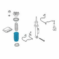 OEM BMW 840i xDrive REAR COIL SPRING:333520 Diagram - 33-53-6-889-249