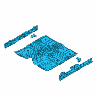 OEM Kia Borrego Panel Assembly-Floor Center Diagram - 651002J111