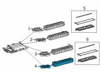 OEM Lexus NX450h+ STACK SUB-ASSY, EV S Diagram - G9508-49376