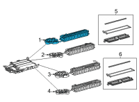 OEM Lexus NX350 STACK SUB-ASSY, EV S Diagram - G950B-49016