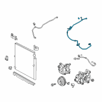 OEM 2021 Toyota Tacoma Suction Hose Diagram - 88704-04050