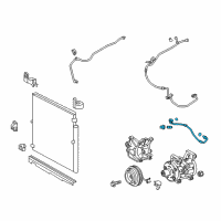 OEM 2020 Toyota Tacoma Discharge Hose Diagram - 88703-04040