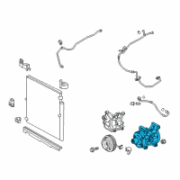 OEM 2022 Toyota Tacoma Compressor Diagram - 88320-04070