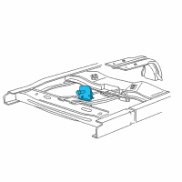 OEM Ford Explorer Sport Spare Carrier Diagram - F77Z-1A480-AB