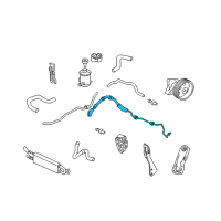 OEM 2013 Honda Ridgeline Hose, Power Steering Feed Diagram - 53713-SJP-A01