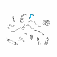 OEM 2011 Honda Ridgeline Tube, Suction Diagram - 53731-SJC-A03