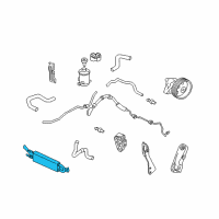 OEM 2011 Honda Ridgeline Cooler Diagram - 53765-SJC-A03