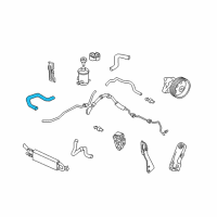 OEM 2013 Honda Ridgeline Hose, Oil Tank Diagram - 53733-SJP-A01