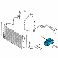 OEM Lincoln MKZ Compressor Assembly Diagram - FB5Z-19703-B