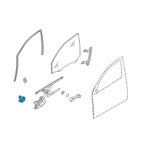 OEM Chevrolet Aveo5 Window Motor Diagram - 96870317