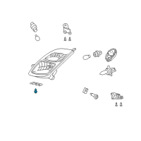 OEM 2020 Lexus GX460 Screw Diagram - 90075-02727